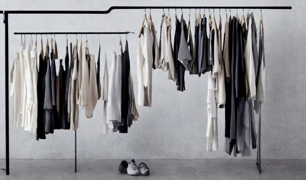 Minimalistisk tøjbøjlestangsholder fra DressCode: Skab et stilfuldt og organiseret look i din garderobe